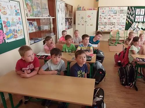 Návštěva předškoláků v 1. třídě