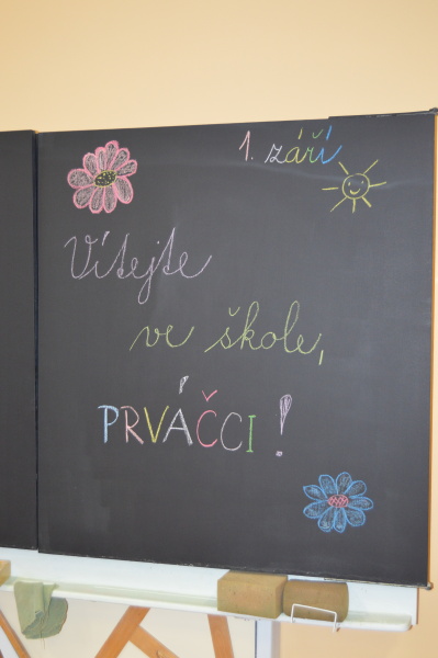 První školní den v 1.A