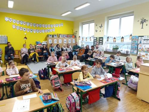 Den otevřených dveří a slavnost Slabikáře v 1. třídě