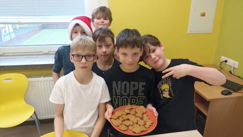 Pečení perníčků v 5. třídě